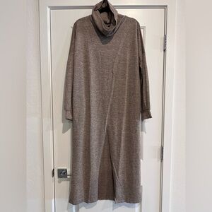 Dear Scarlett Mocha Knit Cape Style Sweater